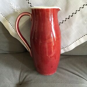 Handmade Porcelain  Pitcher Signed